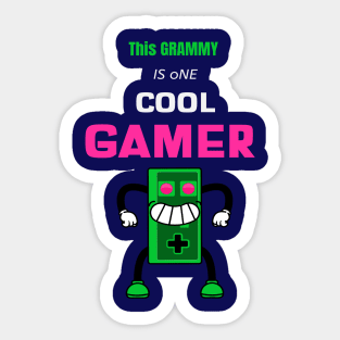 THIS GRAMMY IS ONE COOL GAMER Sticker